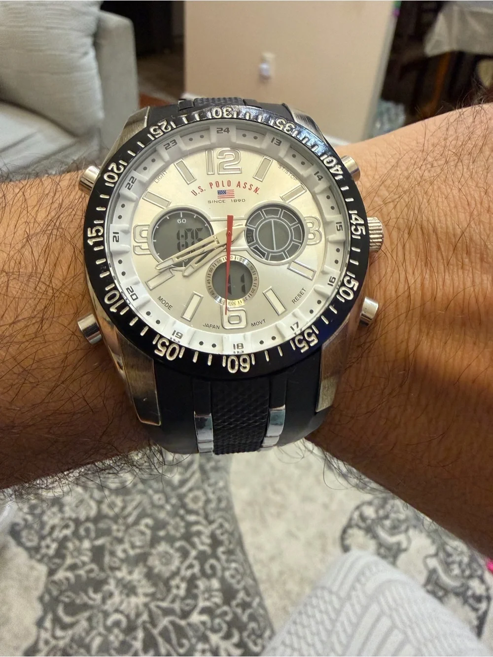 U.S. Polo Assn. Sport Men's US9284 Analog-Digital Chronograph Watch